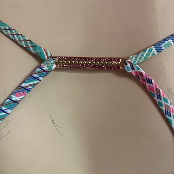 BEACH BUNNY AZTEC SWIM COVER-UP ROMPER!! - Picture 6 of 7